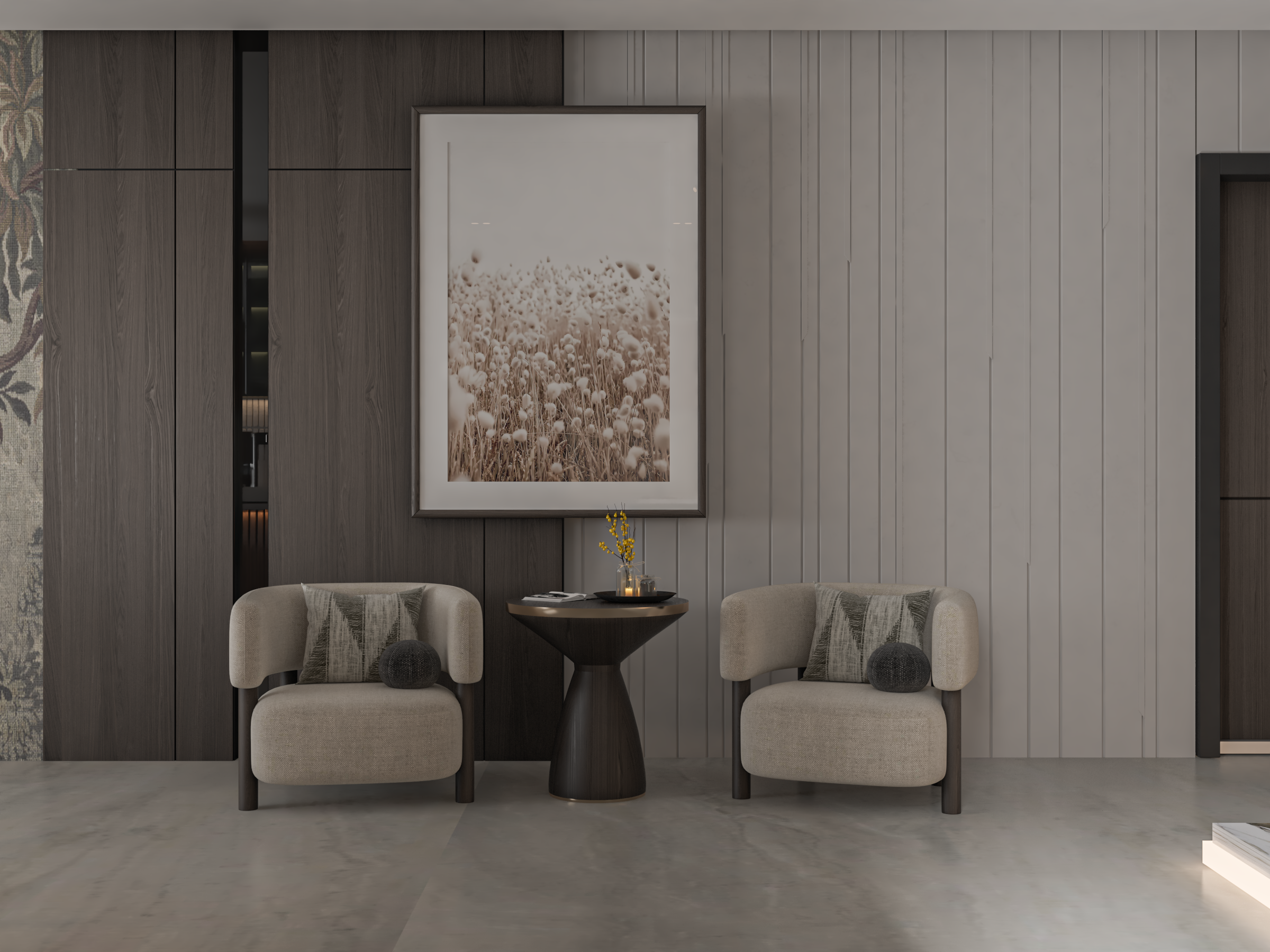 接待处与厨房丨埃及丨Nada Mohamed-9