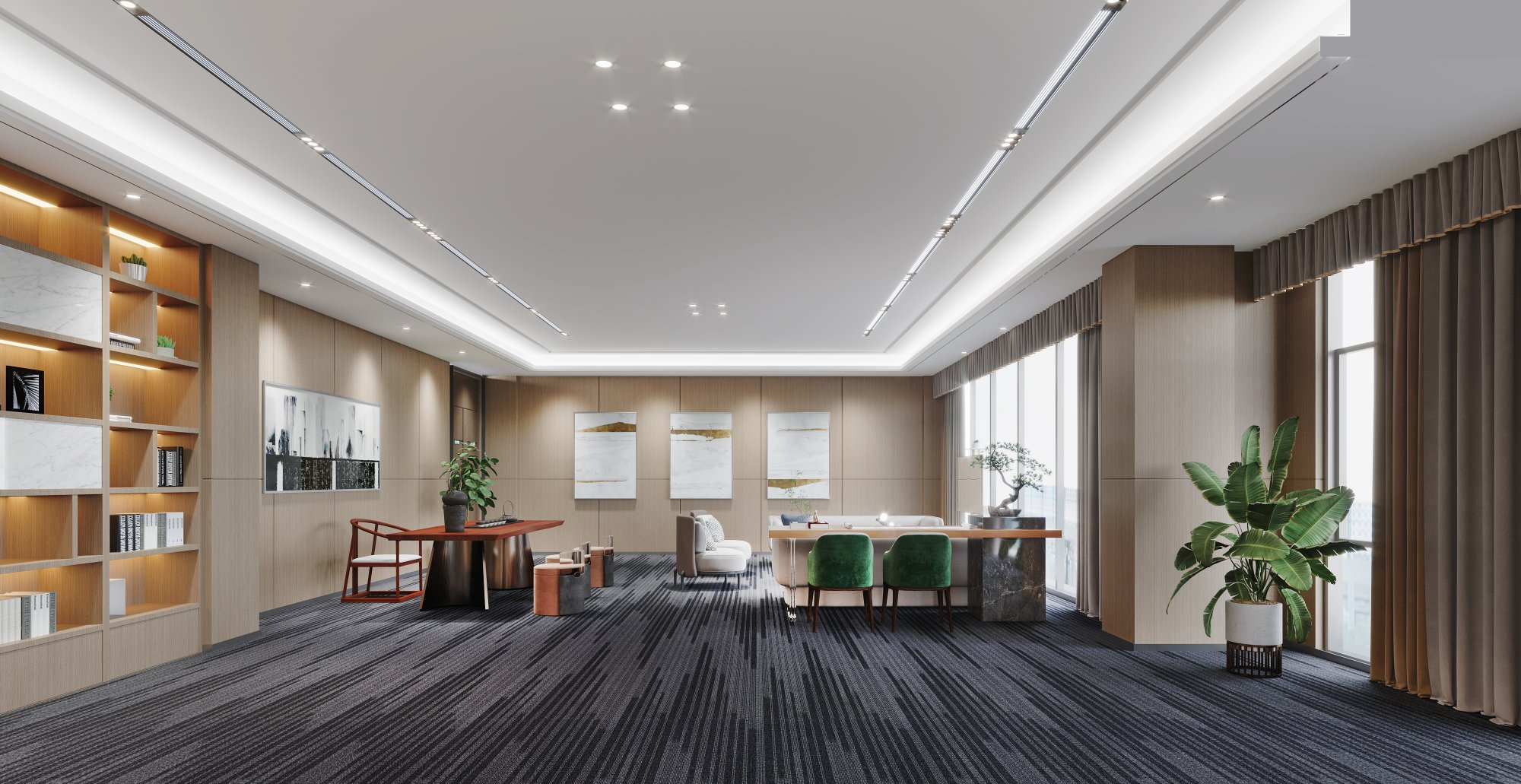 极道科技办公室设计-11