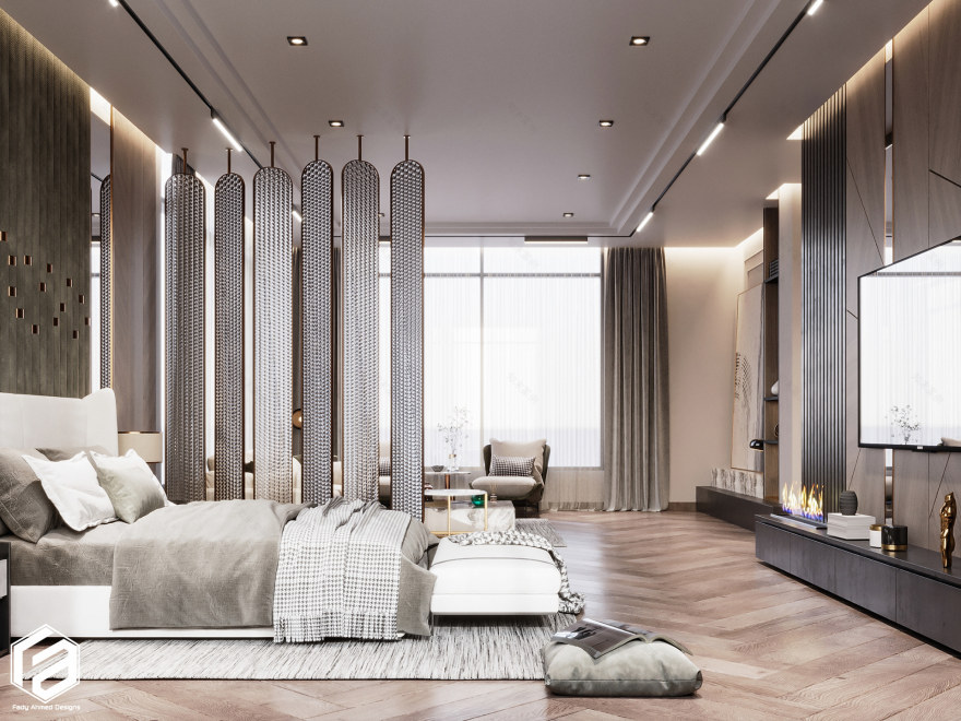 豪华卧室丨阿曼丨Fady Ahmed-10