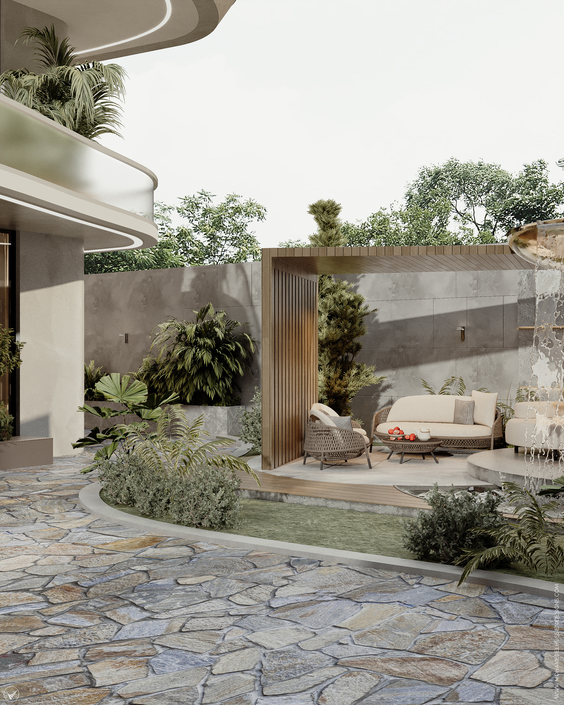 Futuristic Villa 设计丨阿联酋丨@ahmd.salim.designs-26