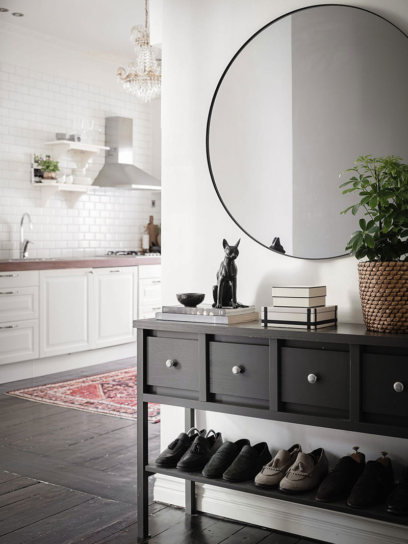 瑞典 73 平米优雅黑白公寓，设计灵感来自经典元素-28