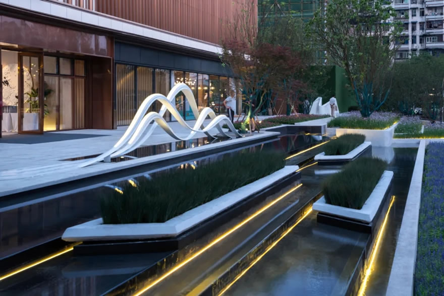 重庆青秀阅山 | 现代风格景观设计，打造烟雨渝州意境-48