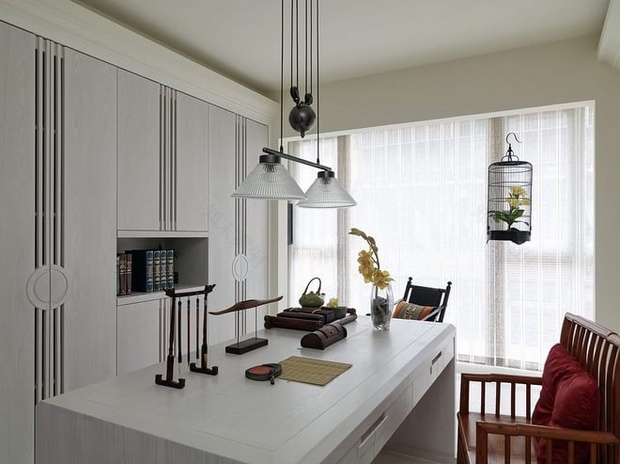 【上海实创装饰】110m²东南亚清新淡雅风格品位生活-3