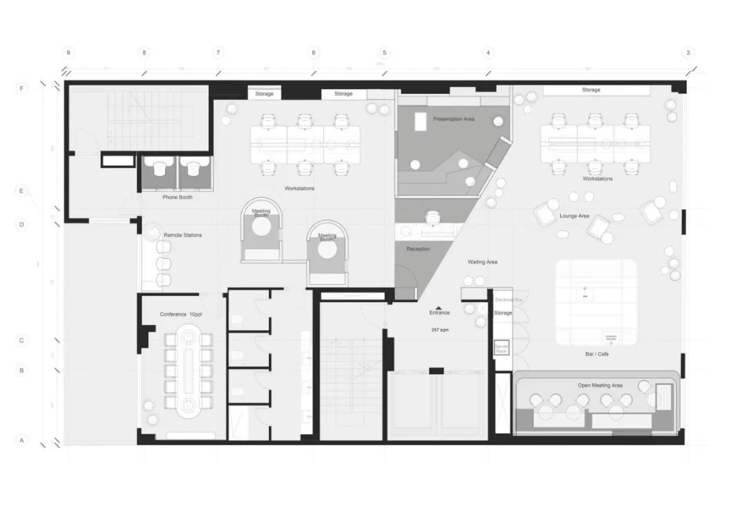 漂浮太空间的化妆品工作室丨波斯花园工作室-23