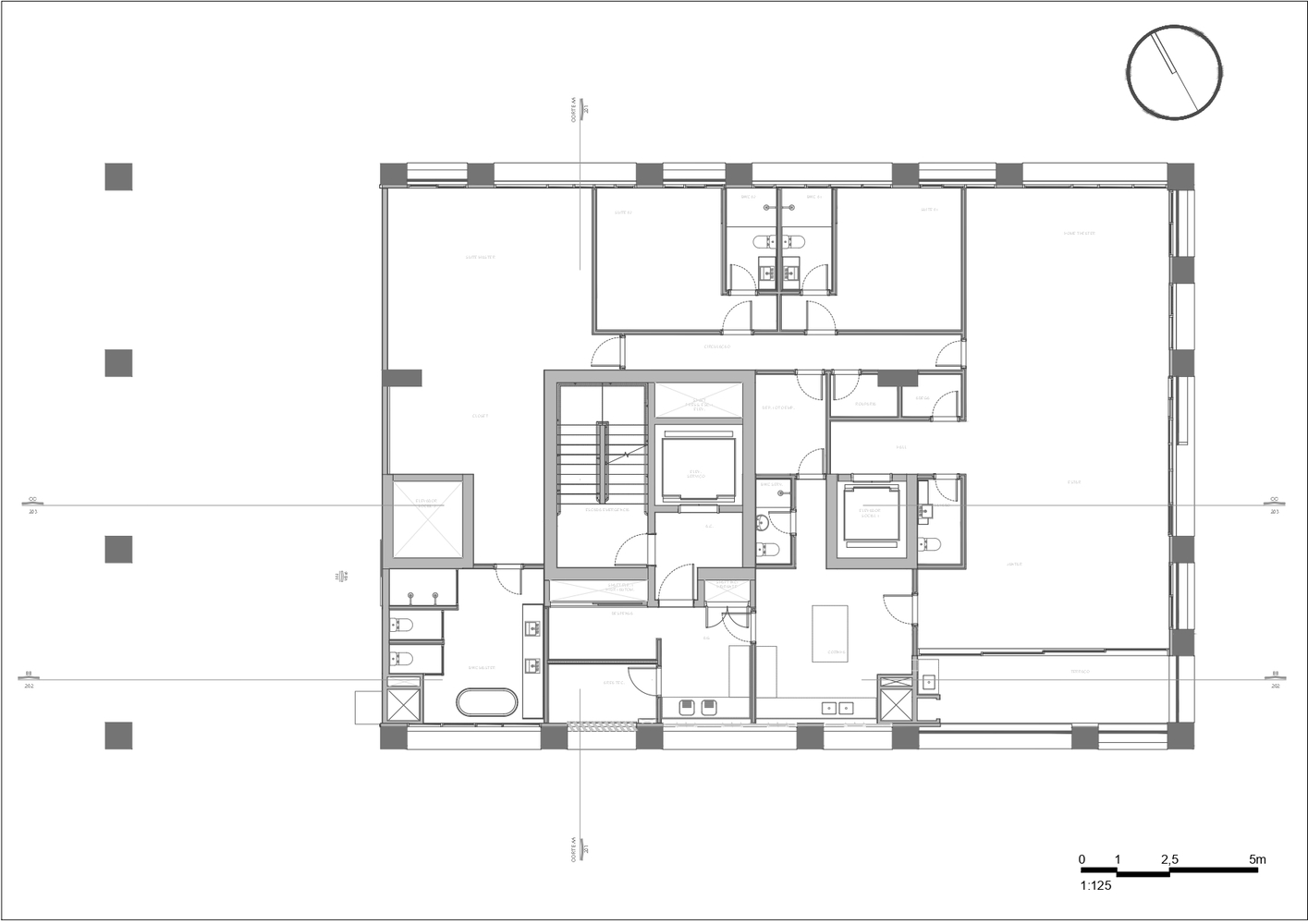 AGE 360 大楼丨巴西丨ARCHITECTS OFFICE,Triptyque-47