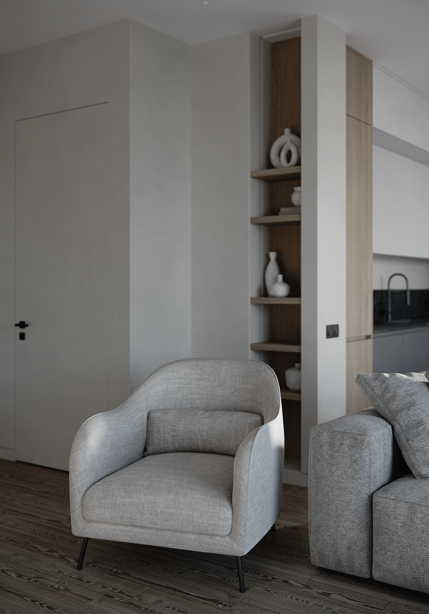 客厅·科罗娜渲染丨click interior design-6