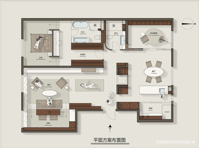 68万元二居140平米装修案例-13