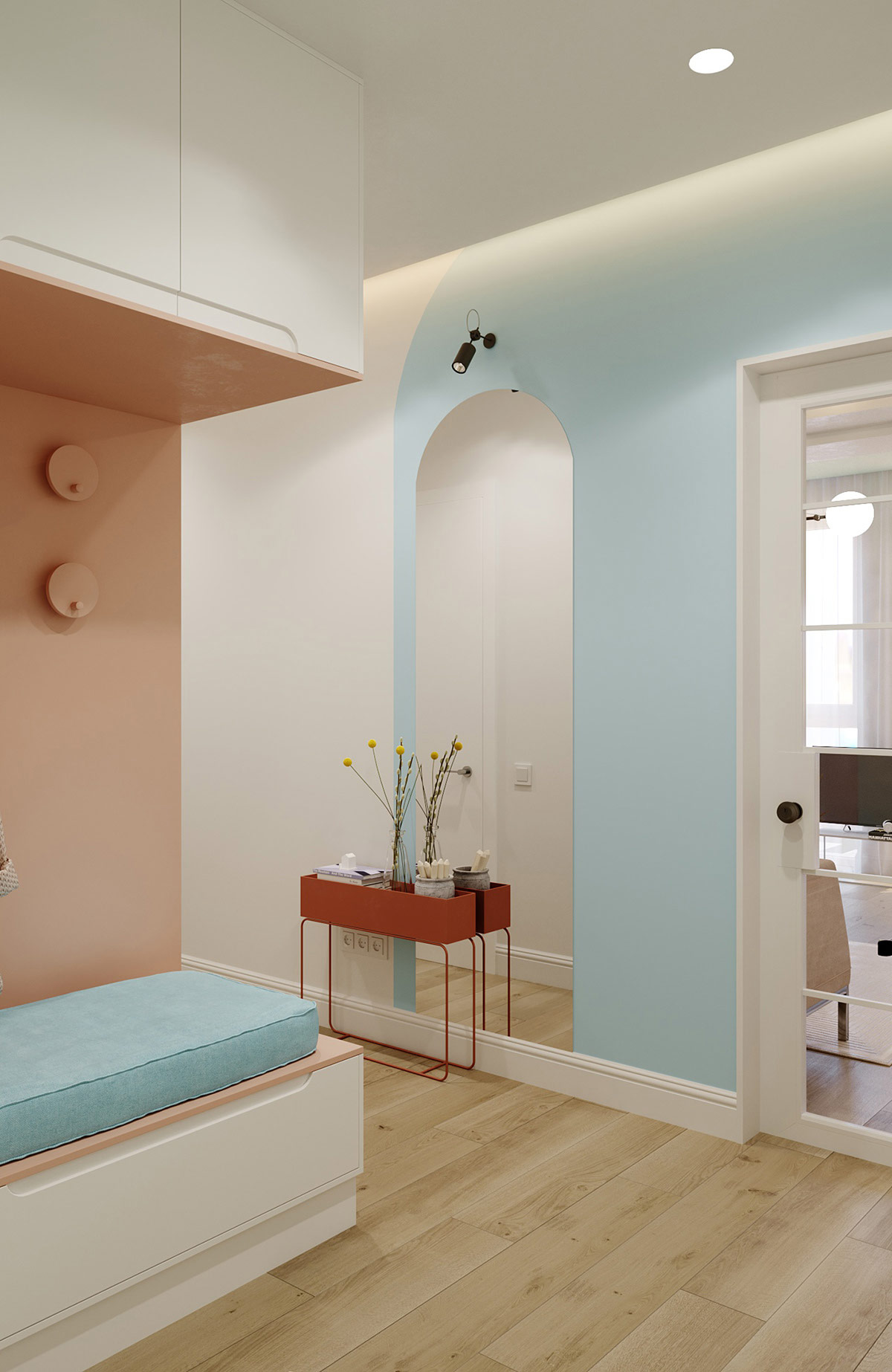 Captivating Pink, Blue And Green Interiors-27