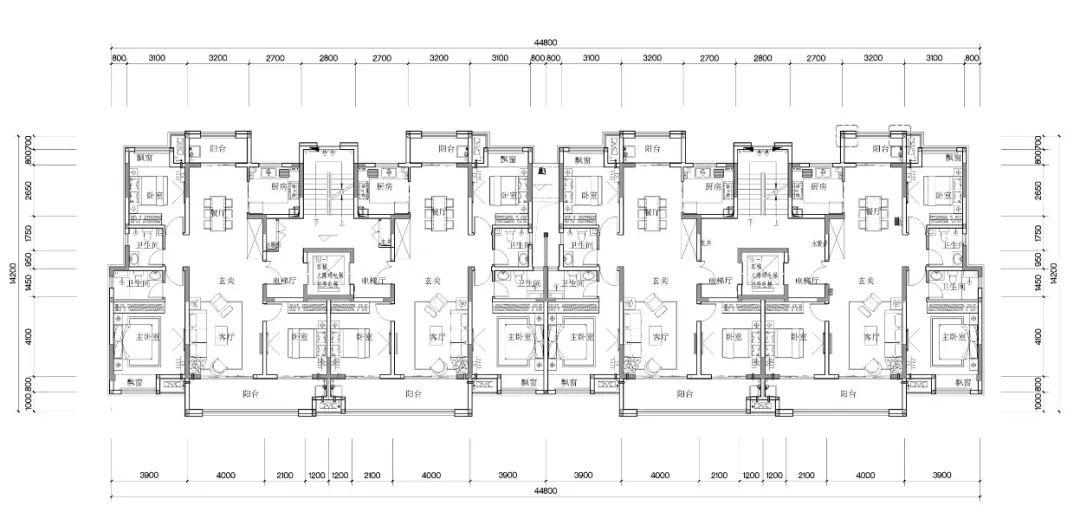 驻马店滨河珑府 | 蒙德里安式的抽象艺术建筑-83