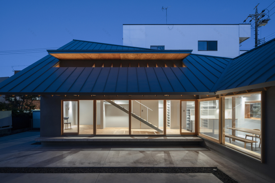 折叠屋顶住宅丨日本静冈丨ISHIZAKI ARCHITECTS-32