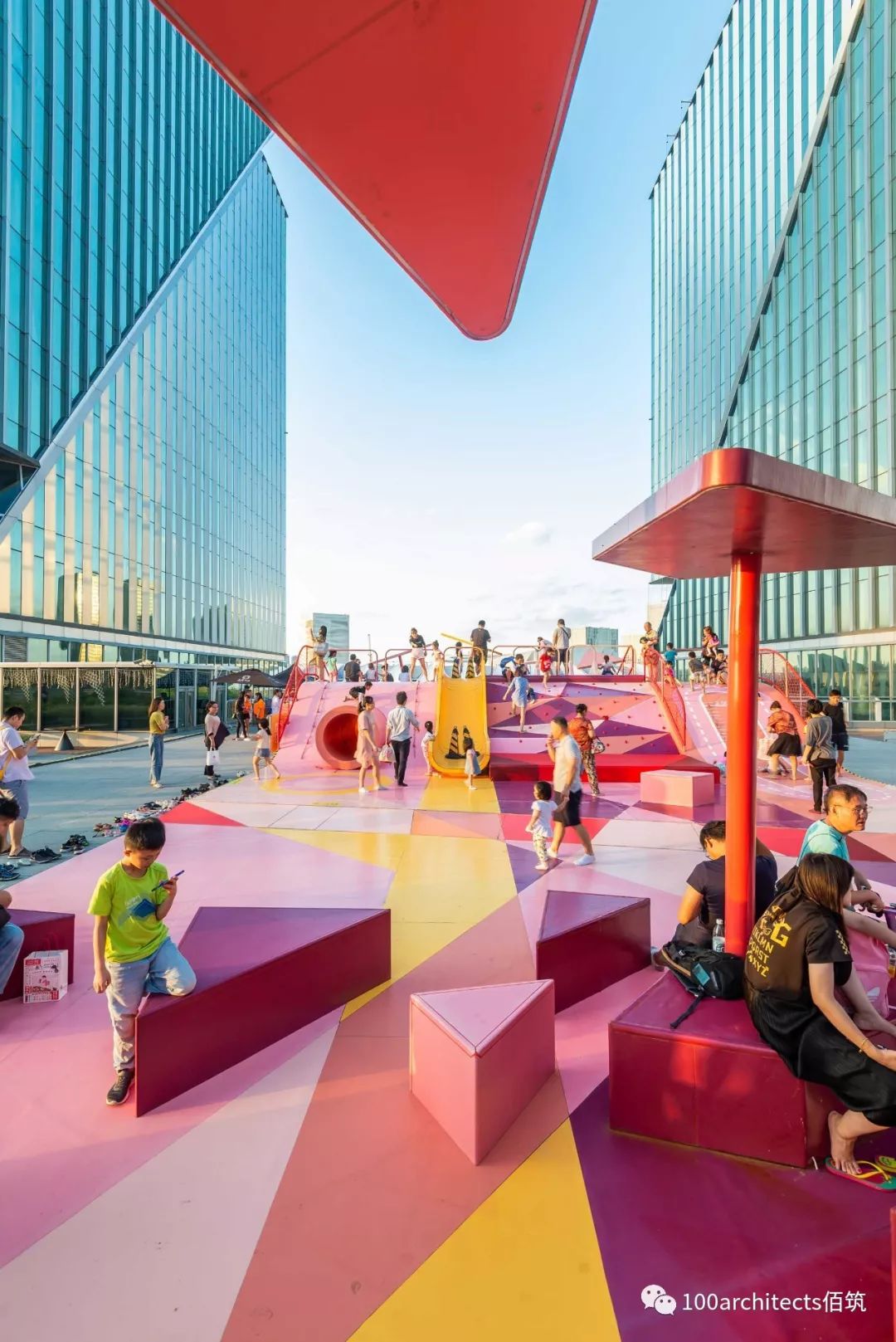 上海晶耀前滩“色彩大爆炸”公共空间设计-36