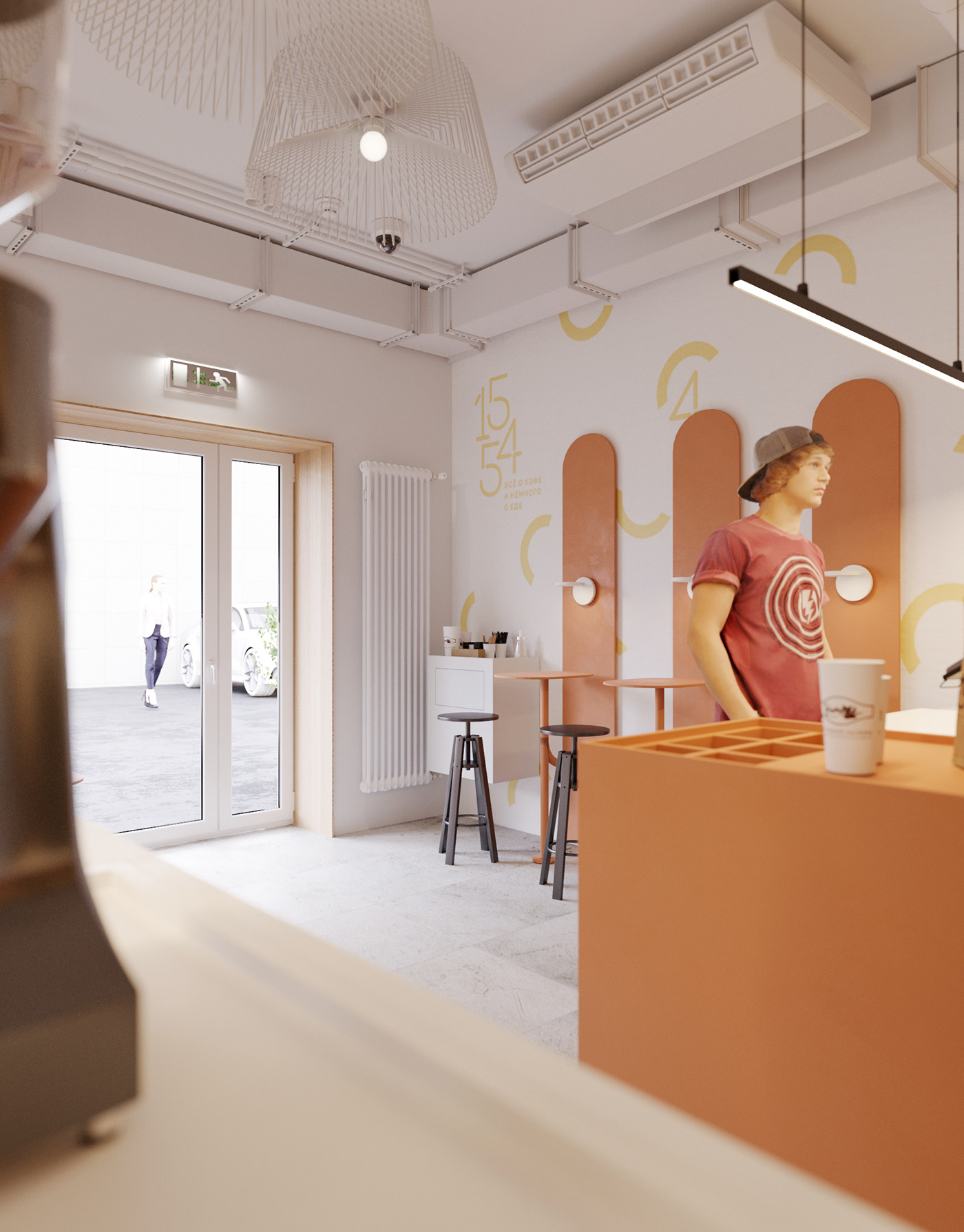 45㎡咖啡店设计-10