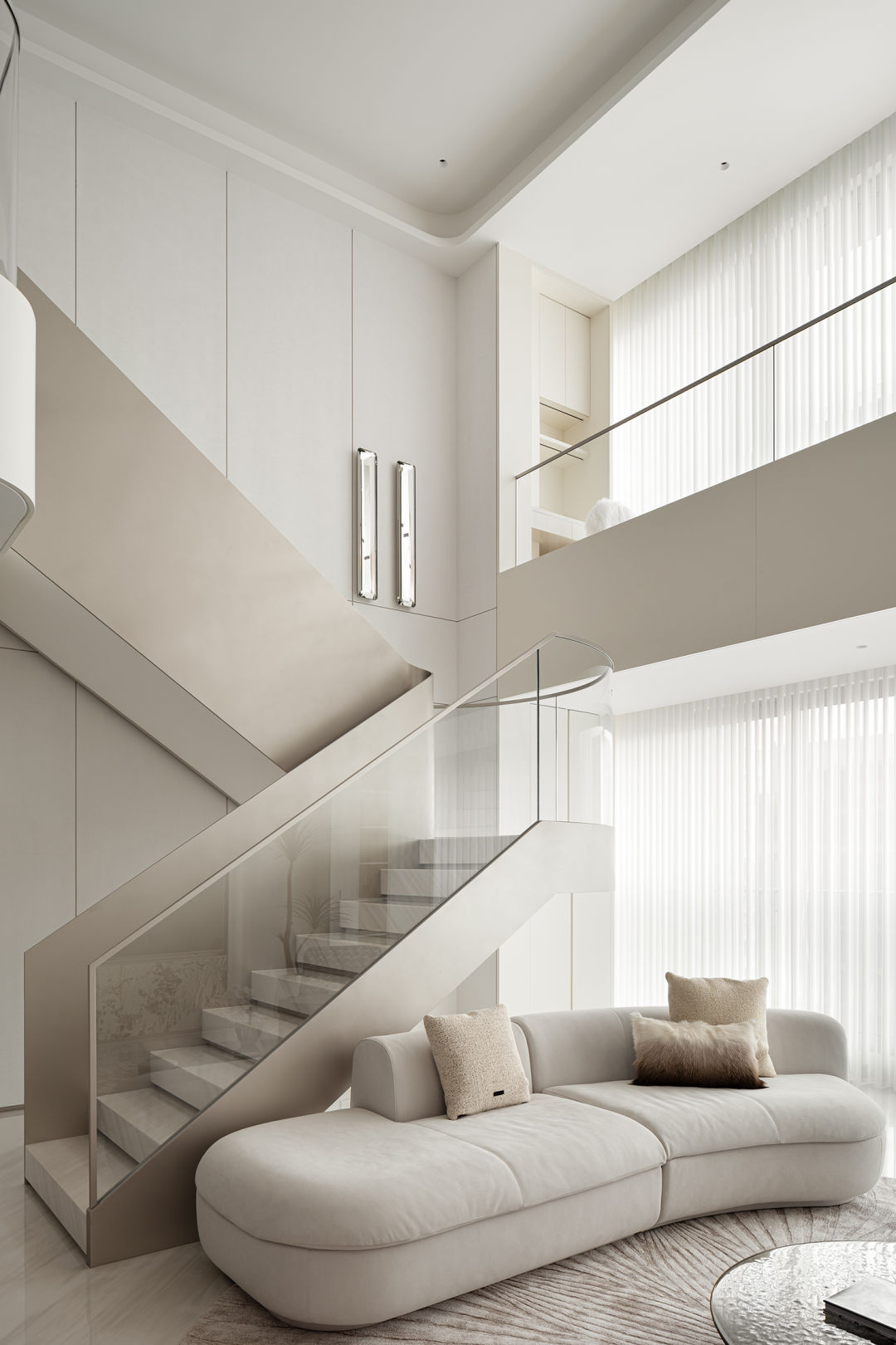 顶层复式丨中国温州丨里外空间设计-12