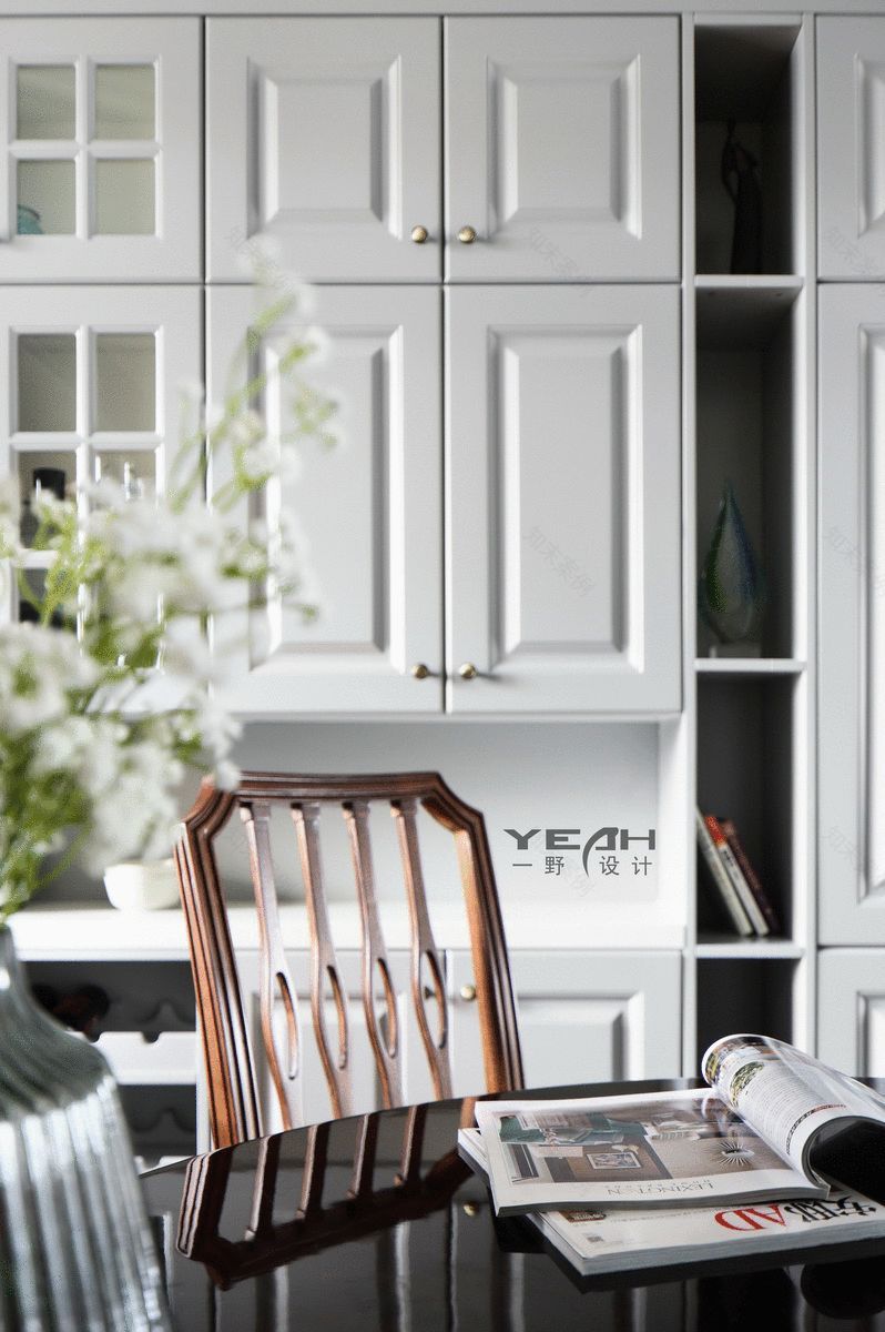 现代美式家,金属线条与少女心的完美结合-2