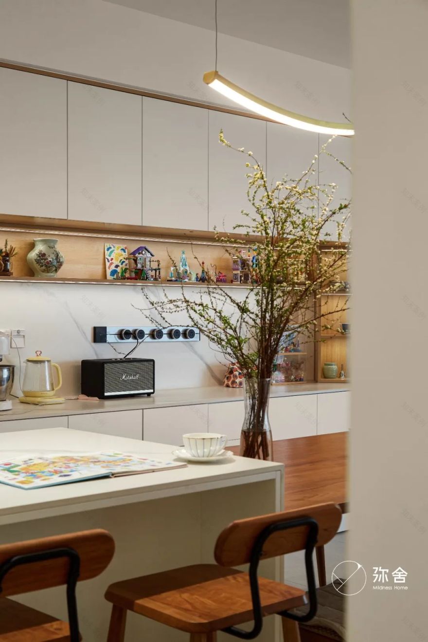 弥舍|老小区160平不规则户型爆改后焕然一新!-61