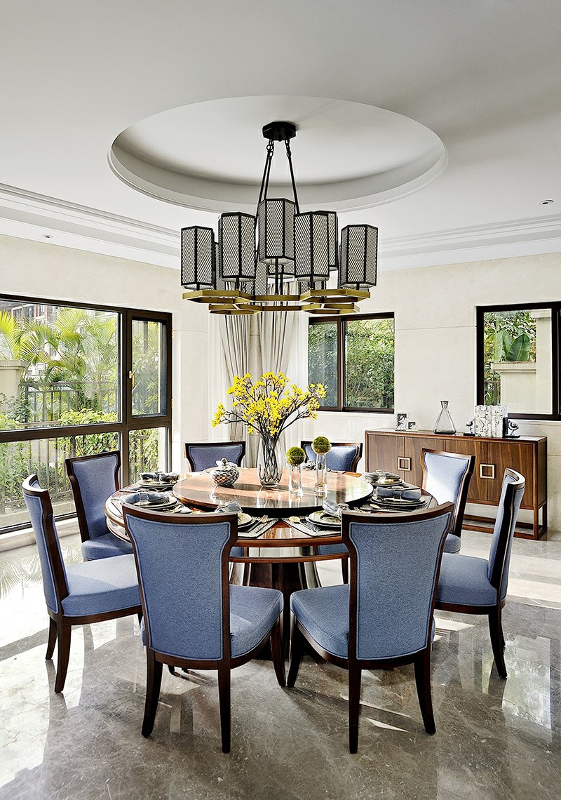 600㎡台式风格别墅设计，低奢与高贵气质完美融合演绎出一个温馨优雅的气质家！-16