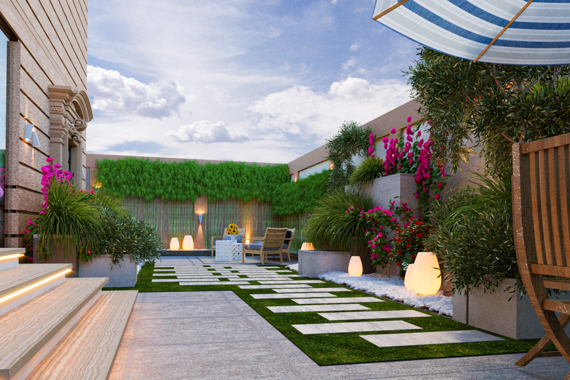 私人别墅花园设计丨埃及丨SARA SALEM-9