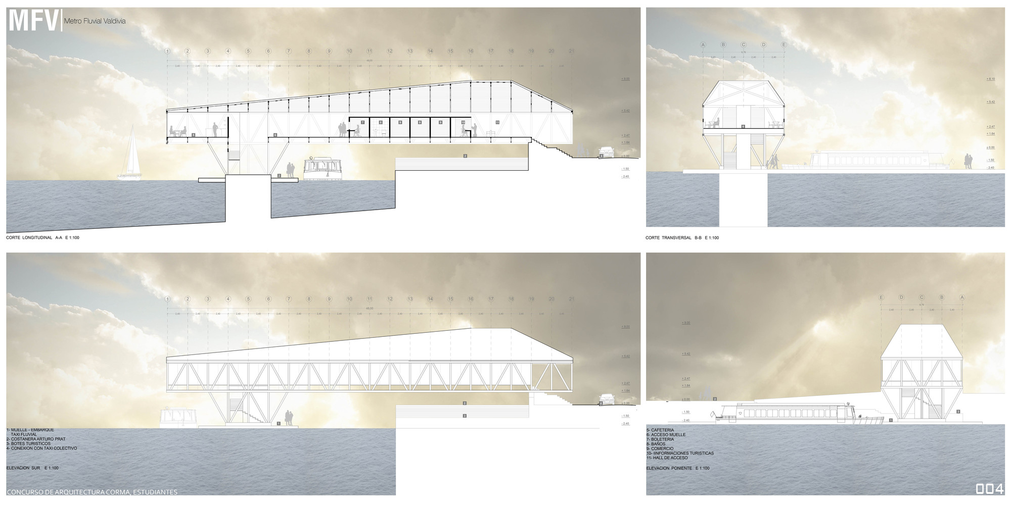 IX Concurso CORMA城市交通基础设施项目丨智利丨智利圣地亚哥大学学生及教授团队-9