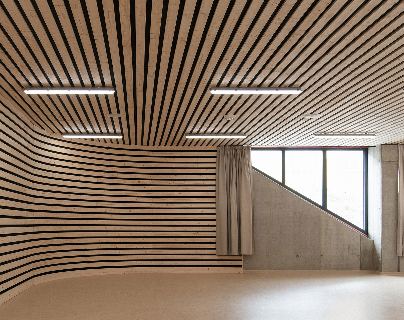 Řevnice 小学体育馆丨捷克丨Grido architekti-23