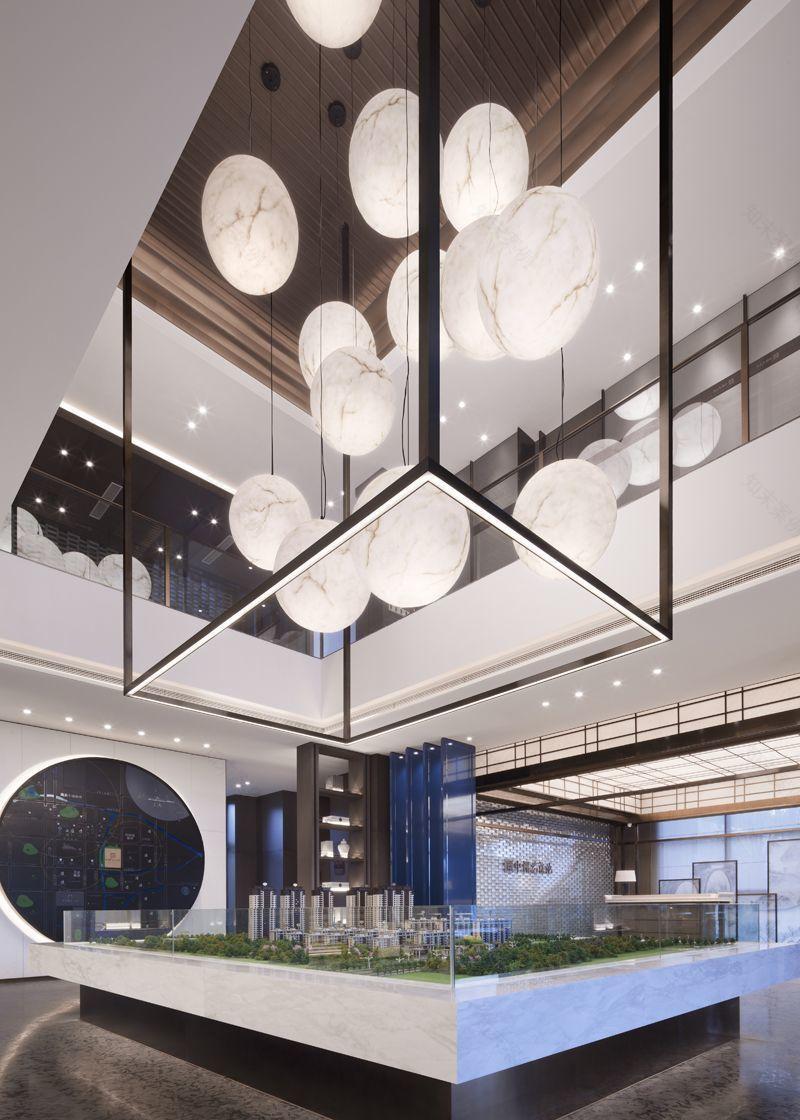 嘉兴中洲花溪地售楼处 | 光与影中的江南意境-18