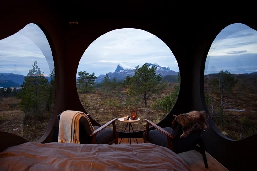 挪威山区极简集装箱鸟箱小屋丨设计工作室Livit-20