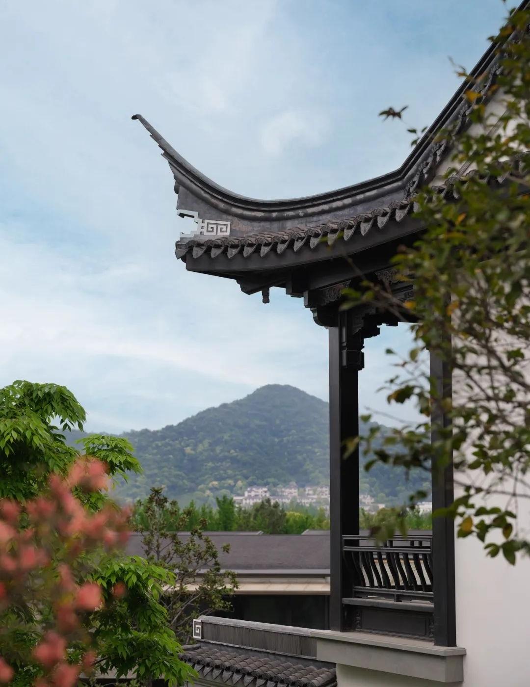 银杏汇湘湖天境 新中式挑空别墅丨中国杭州丨H.N.LIN空间美学馆-6