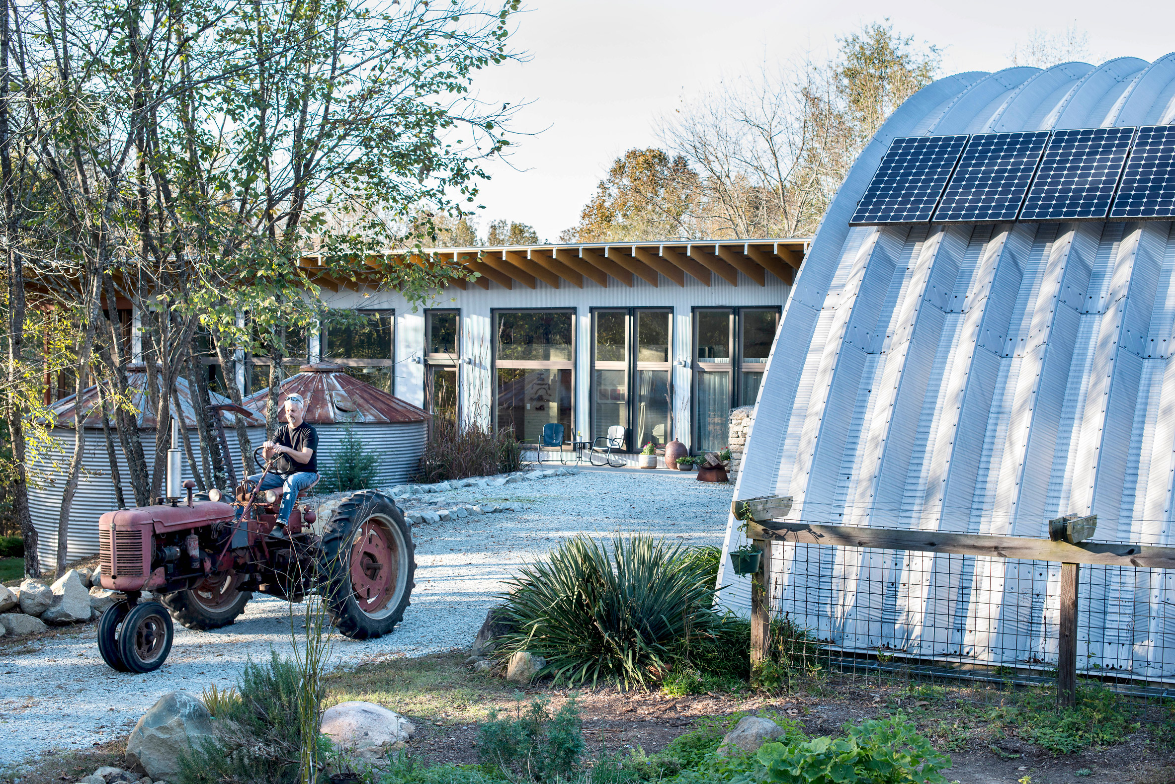 North Carolina farmhouse combines rustic and modern features-6
