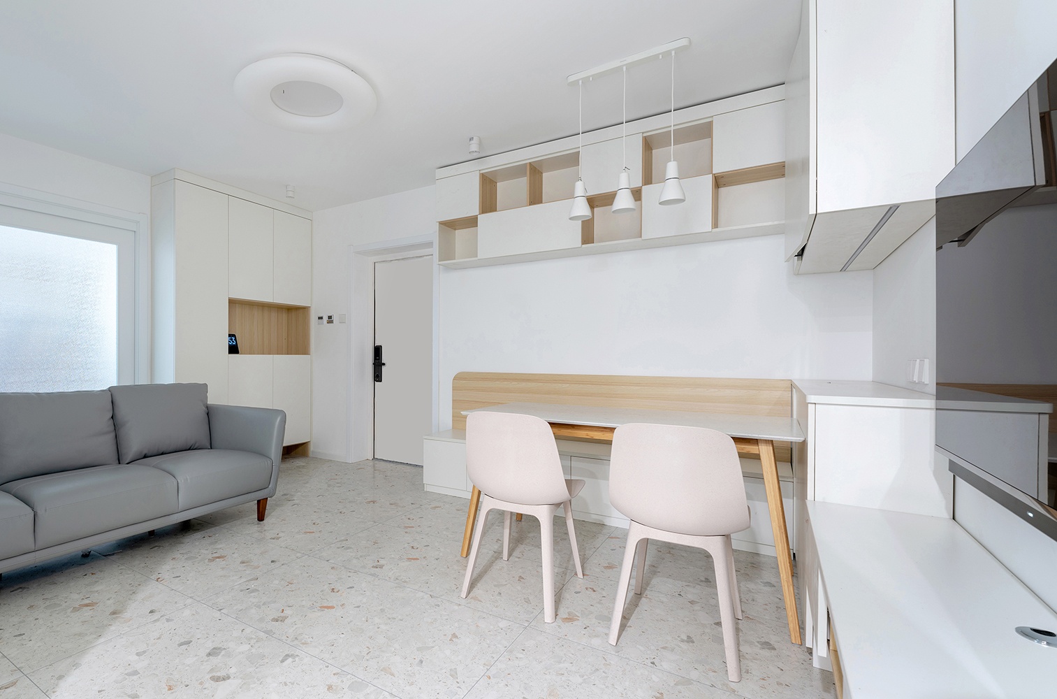 「久栖设计」两居改三居轻松满足三代人，还能多出个洗衣间-3