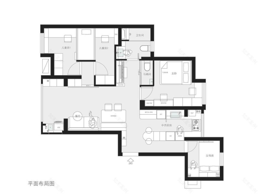 70㎡空间神级改造丨中国镇江-68