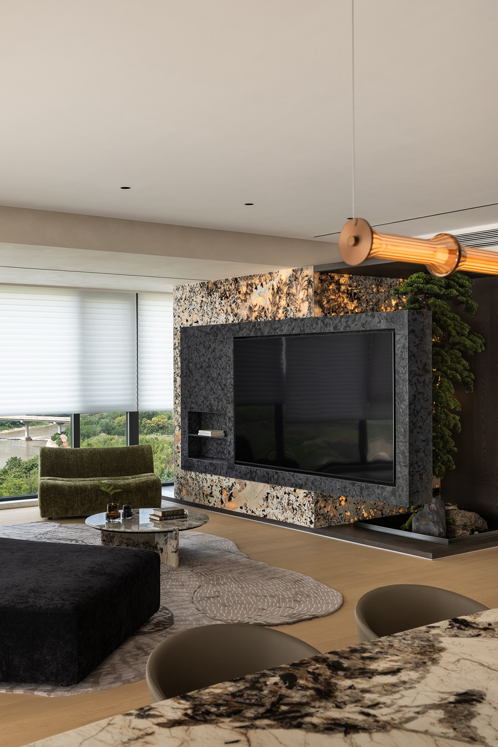 长安首府316㎡平层空间设计丨中国西安丨U.AN由恩设计-10