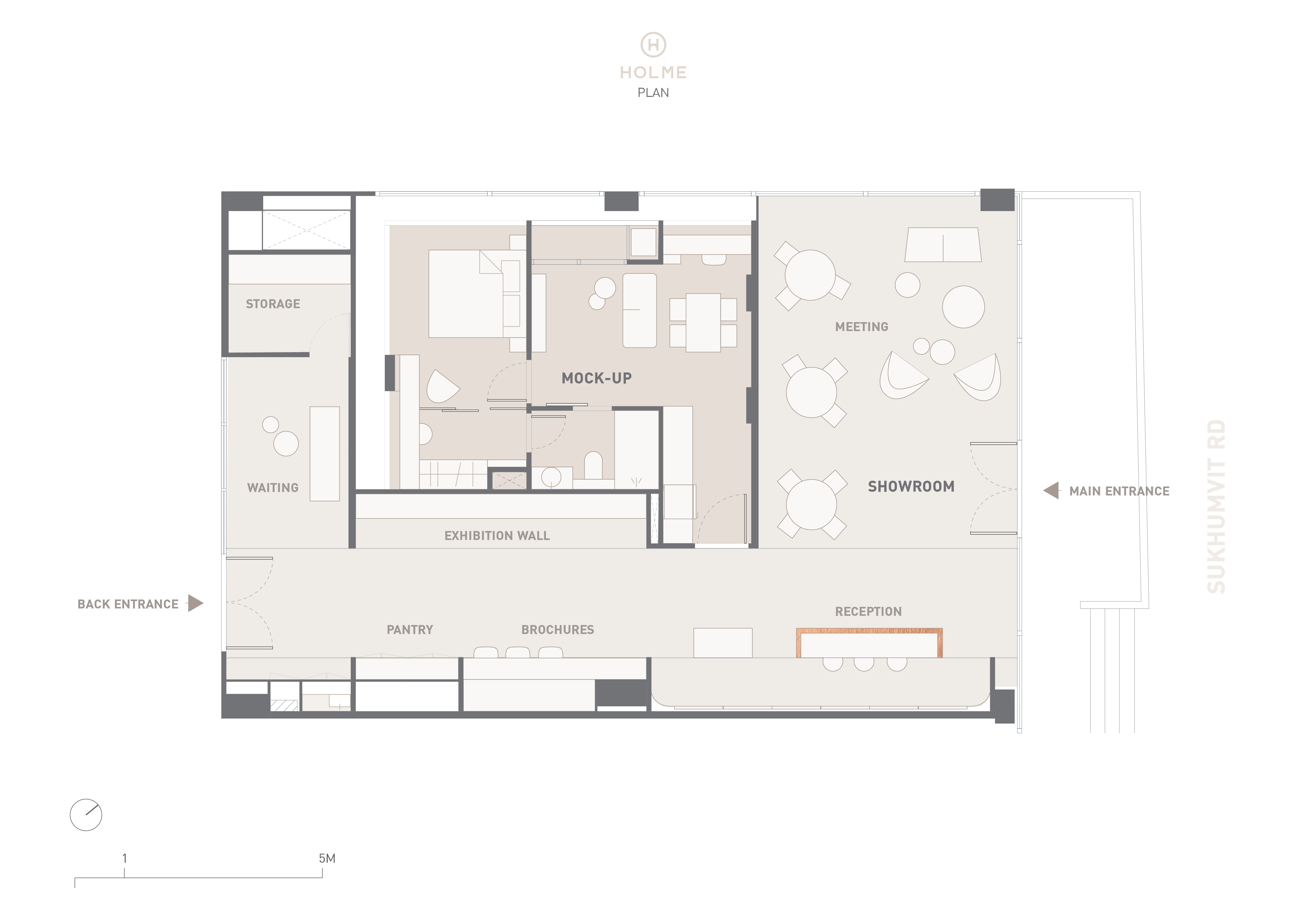 曼谷 Holme 展示厅 | 自然材质演绎新奢华概念-21