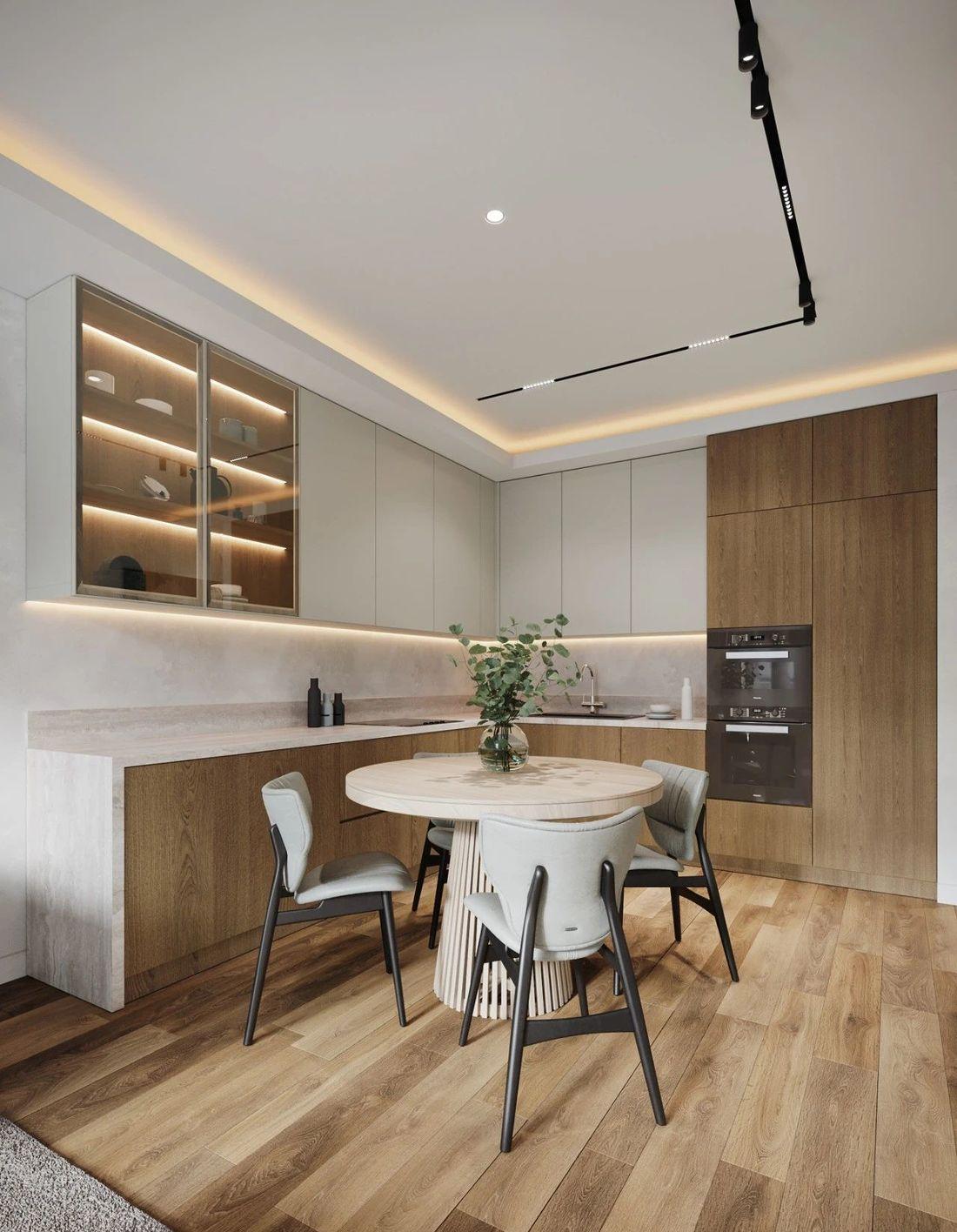 顾念安 88㎡现代素雅家居设计，简约中见精致-7