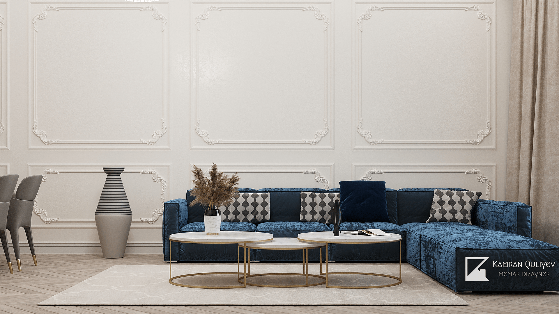 LIVINGROOM 室内设计丨阿塞拜疆丨Kamran Guliyev-24