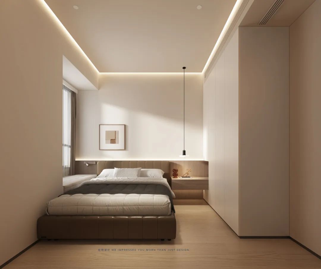 奶油色调的温馨家居设计丨TODD 杜特设计-24