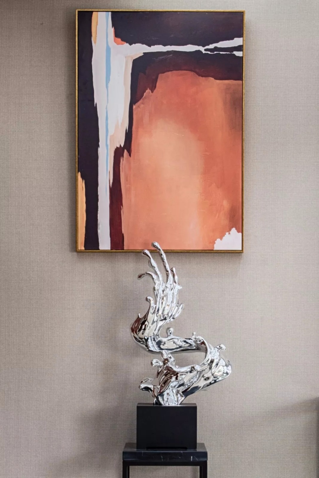 融·质感生活——280㎡首创德尔菲谷7米挑高别墅  唐卡装饰-29