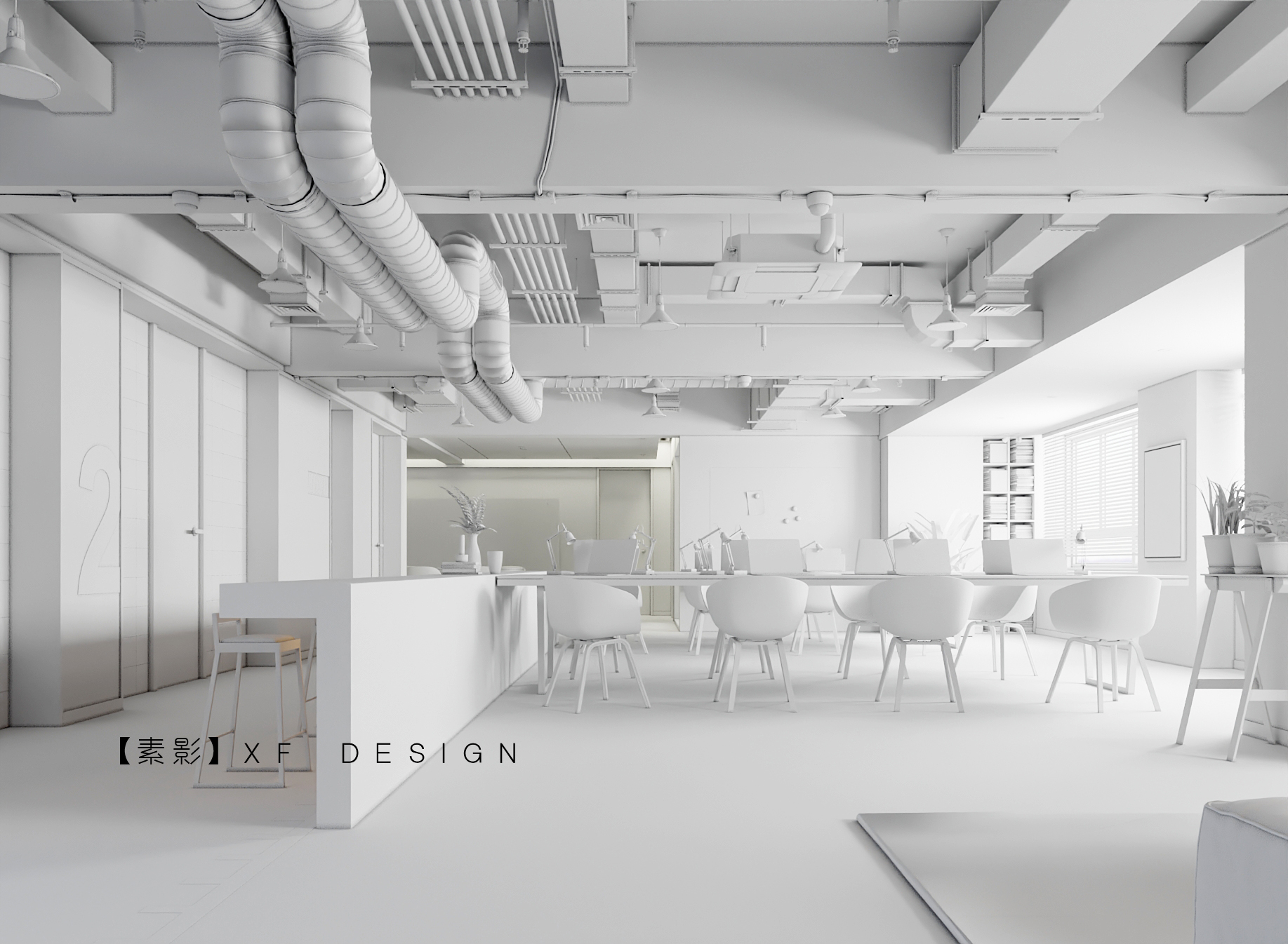 素影建筑 · 现代简约办公室设计-16