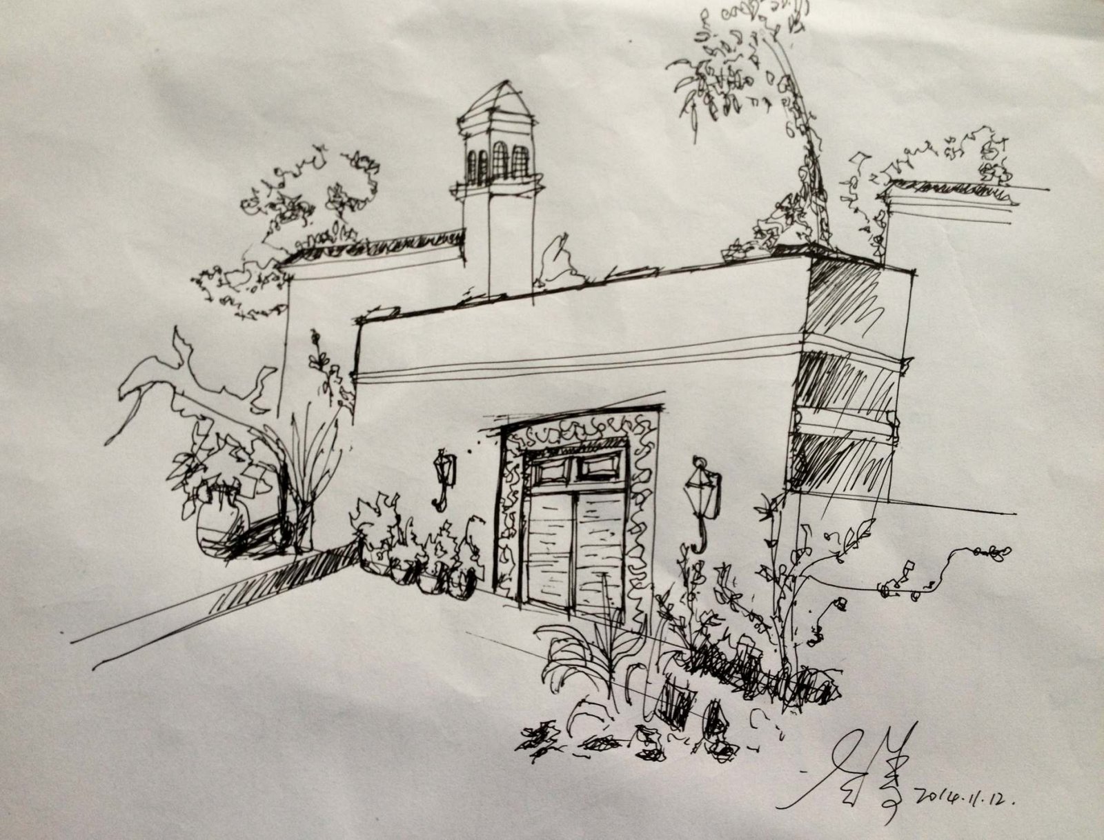 WYD+无影——手绘上班随手画-1