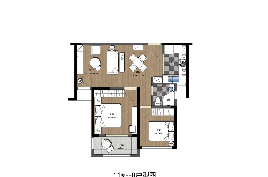 
55㎡小户型住宅改造 -0