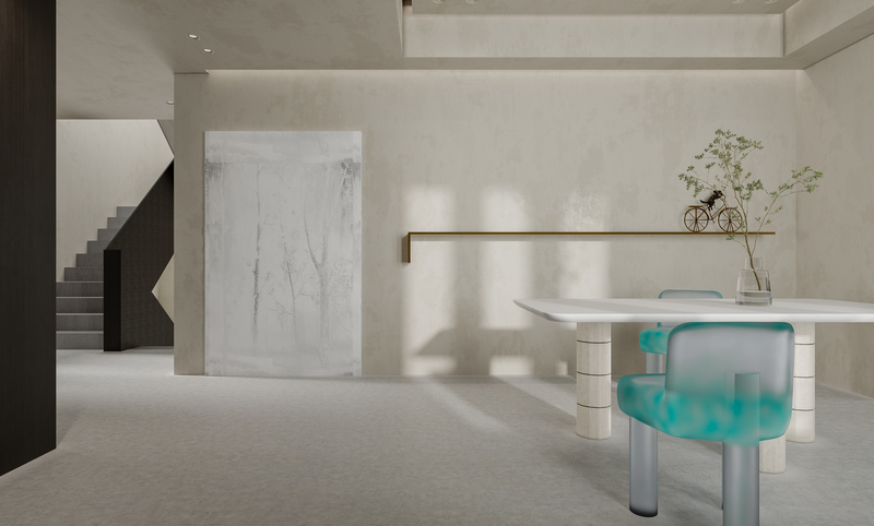 国际半岛轻奢极简风设计 打造金属质感高端住宅-9