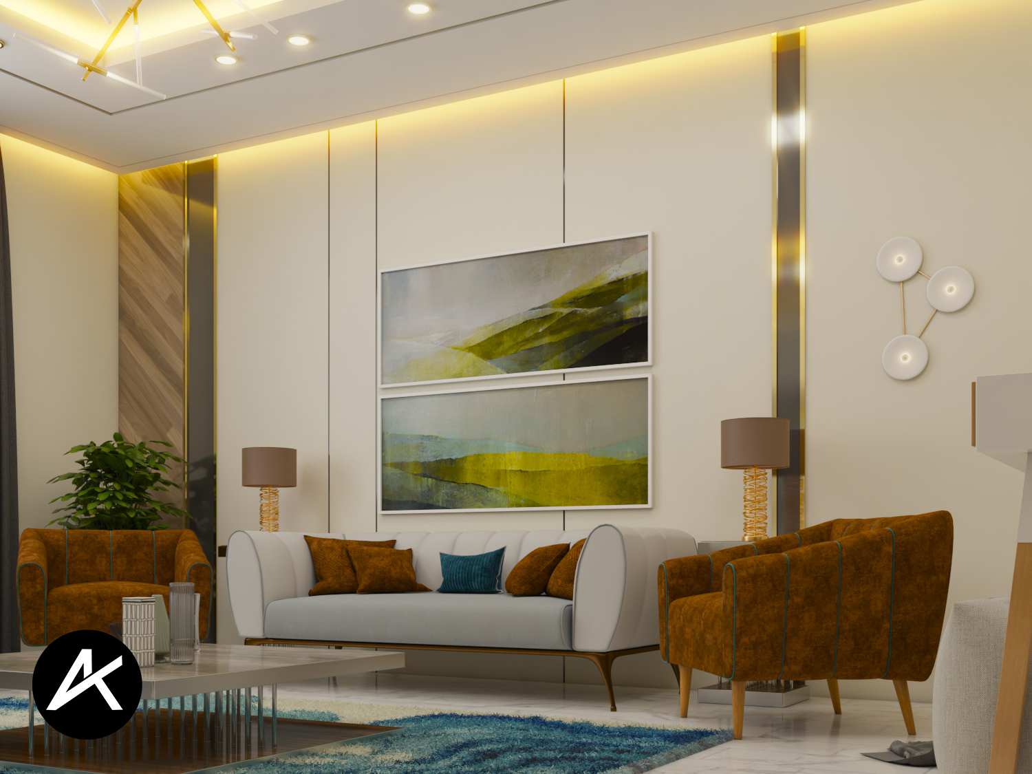 Family room interior design-3