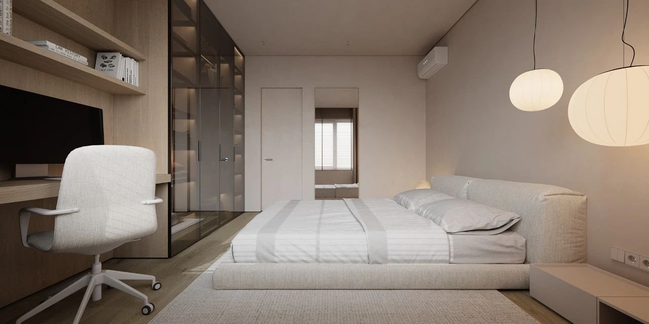 原木系奶油风空间设计-35