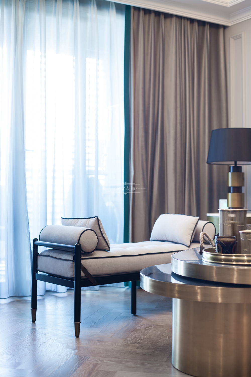 龙湖春森彼岸 150 平现代摩登美式装修设计-12