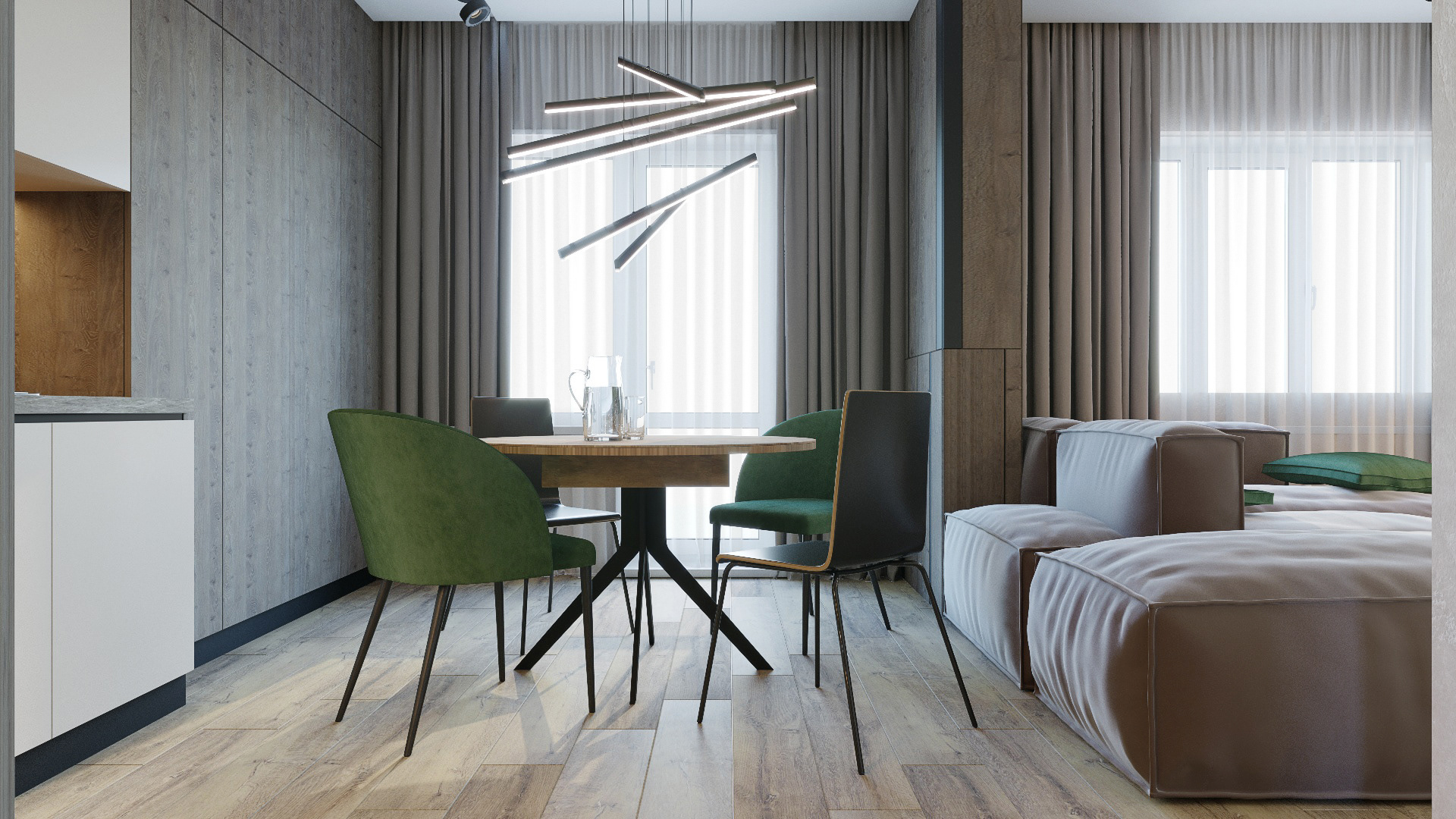 Novosibirsk 公寓室内设计丨俄罗斯新西伯利亚丨Alena Rubtsova-14