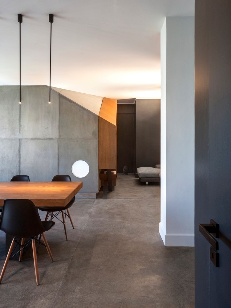 都灵“无门”公寓，明亮通透的混凝土洞穴-5