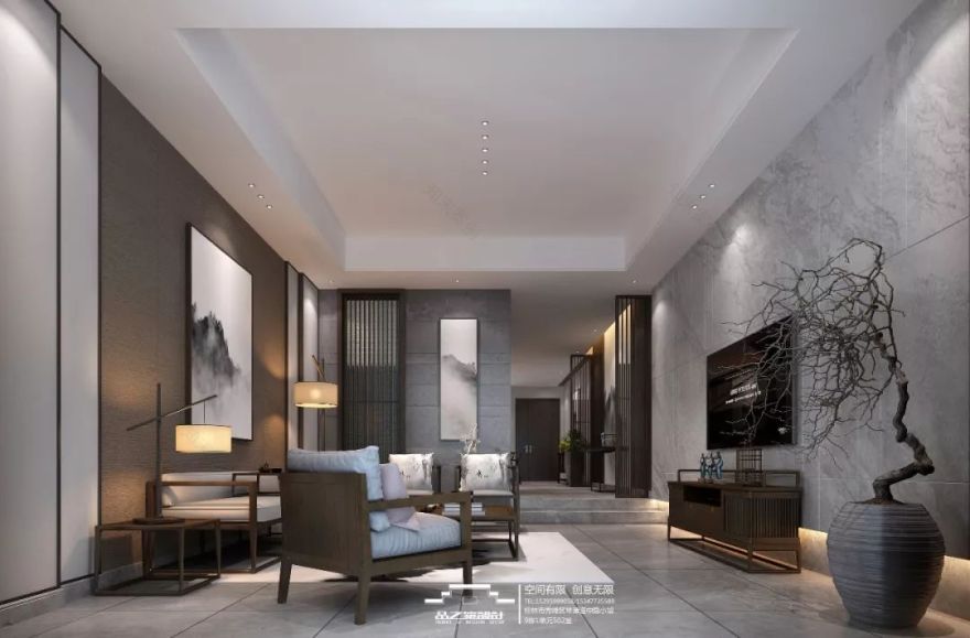 《东方格调·墅》品之筑设计,打造 480㎡自然生活空间-7