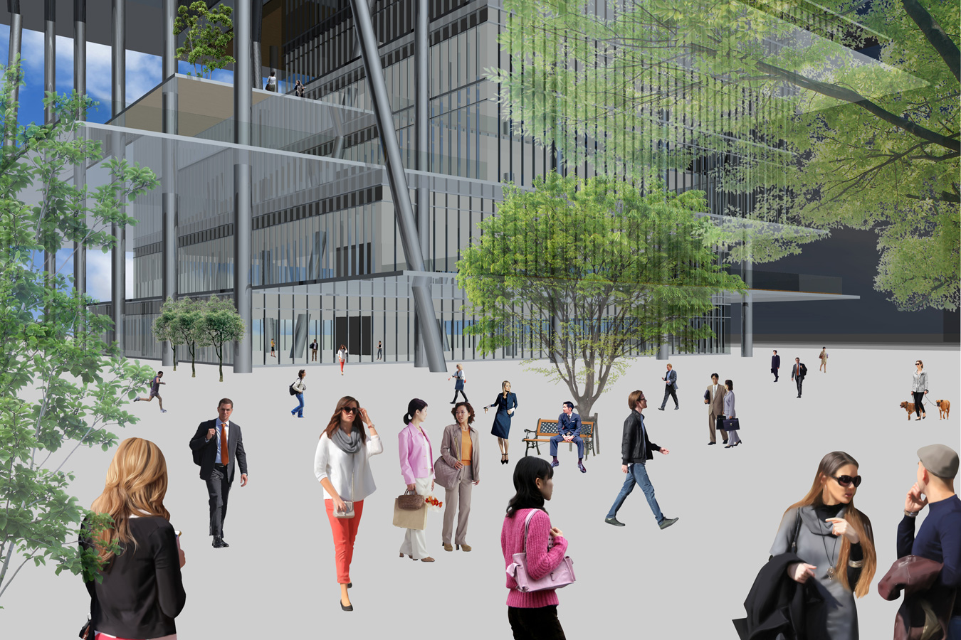 都市浮云 | YDS 建筑事务所打造的中央商业区购物商场设计-15