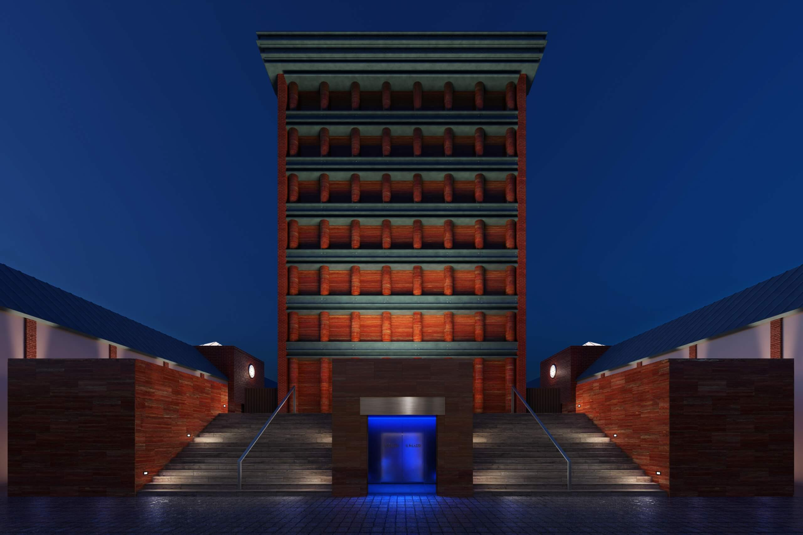 Il Palazzo 酒店丨日本福冈丨Aldo Rossi-11