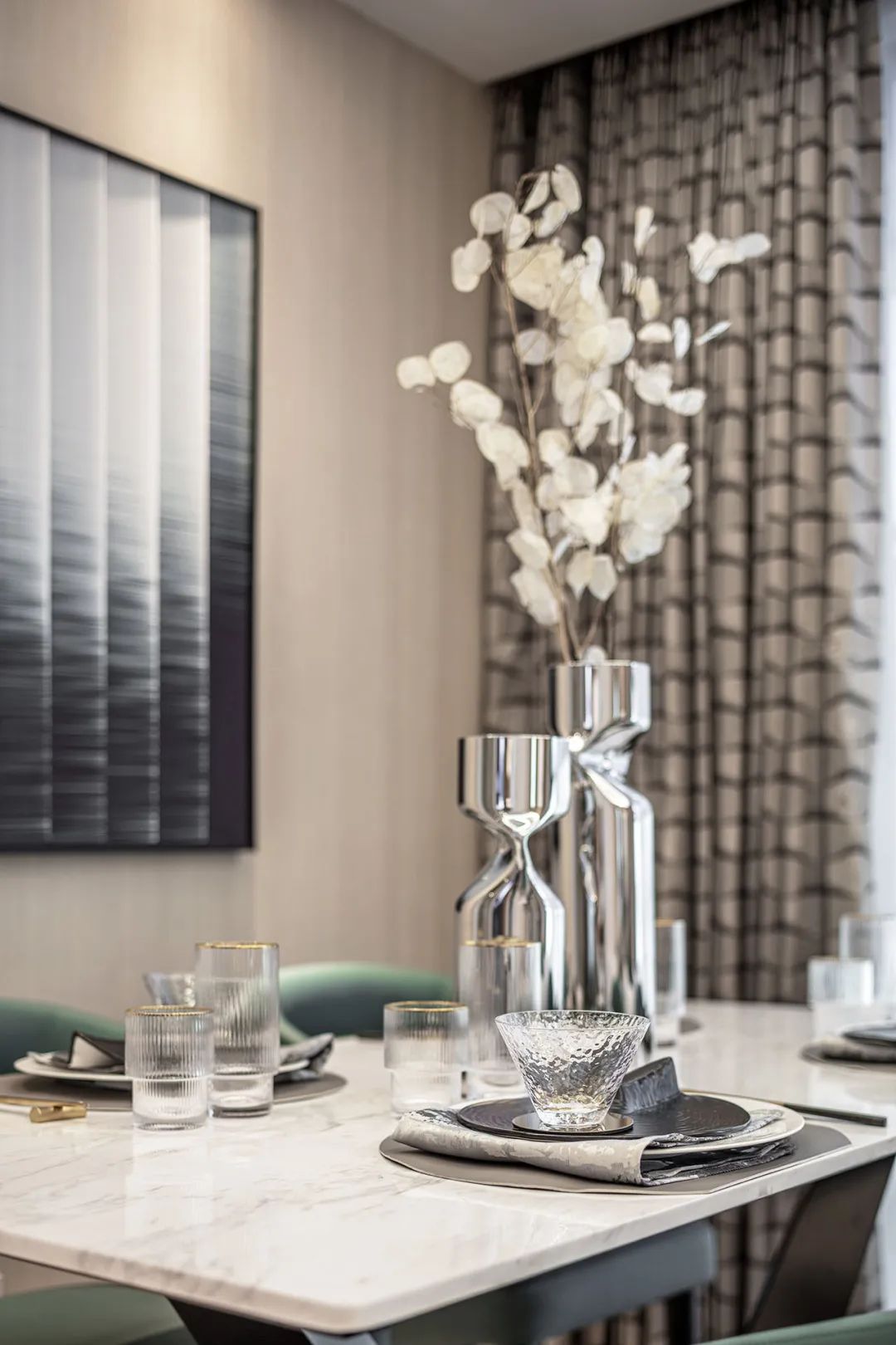 杭州中旅归锦府现代简约样板间 | 家的色彩与都市绿洲-40