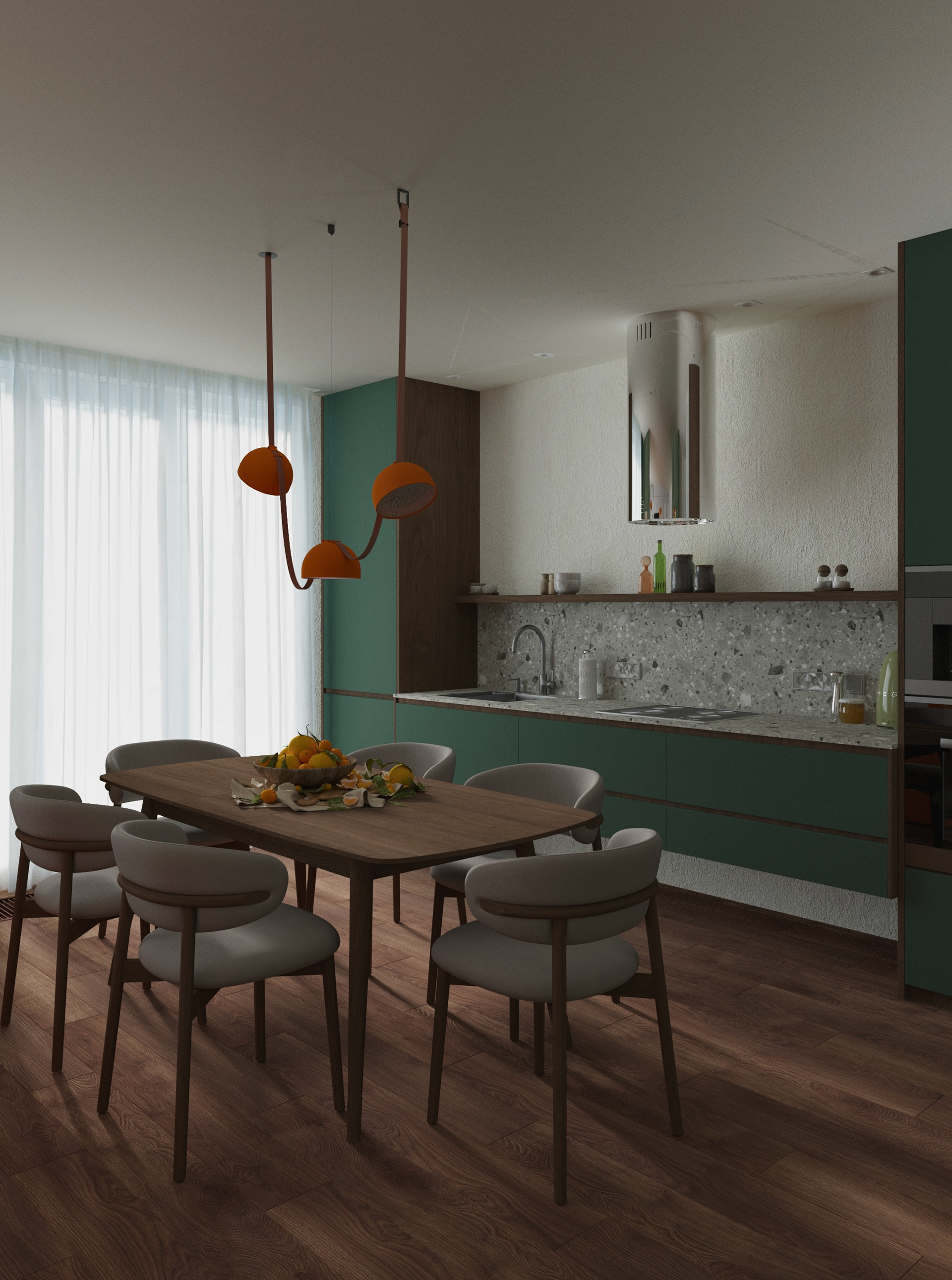 年轻情侣公寓设计项目丨乌克兰基辅丨Diana Chehaieva-19