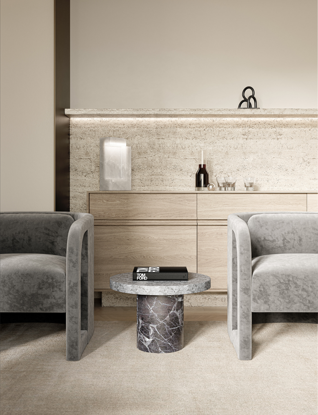 现代简约公寓设计,自然与优雅的完美融合-64